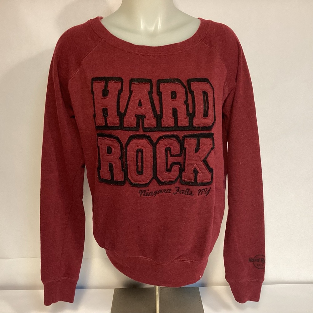 Hard Rock Cafe Niagara Fall NY Womens lightweight sweatshirt size medium
